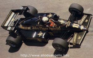 Elio de Angelis 1984 Lotus 94T F1