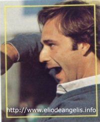 Elio de Angelis enjoys a joke during 1984