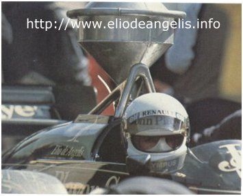 Elio de Angelis being Refueled in the Lotus 97T